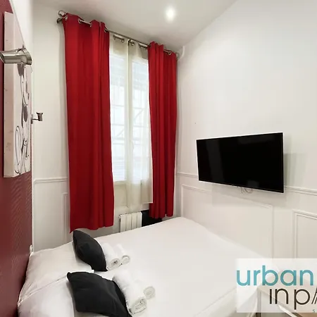 Апартаменты Urban Flat 72 - Pretty 3 Bedroom Flat - Triangle D Or Париж